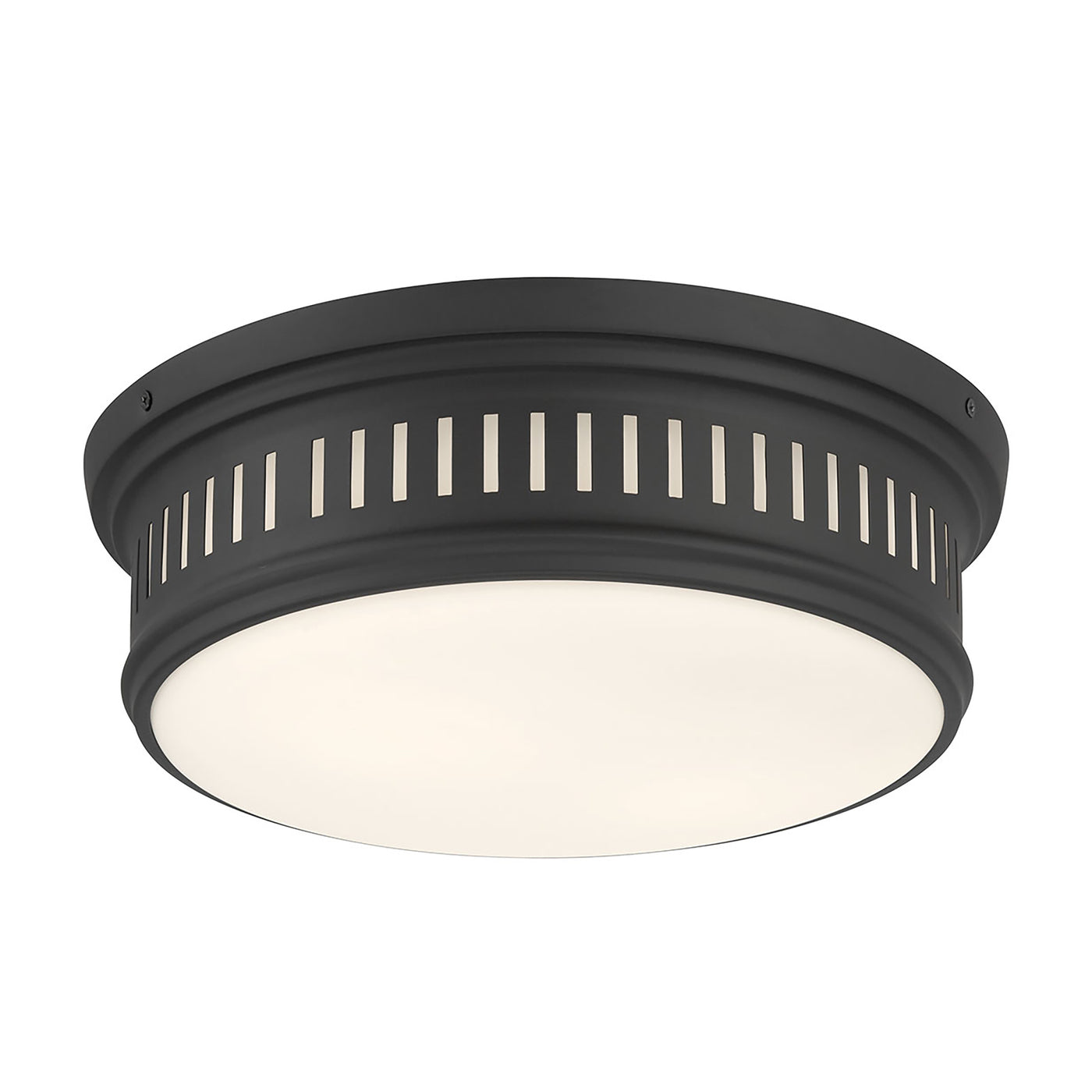 5'' Velune Matte Black 2 Light Flush Mount