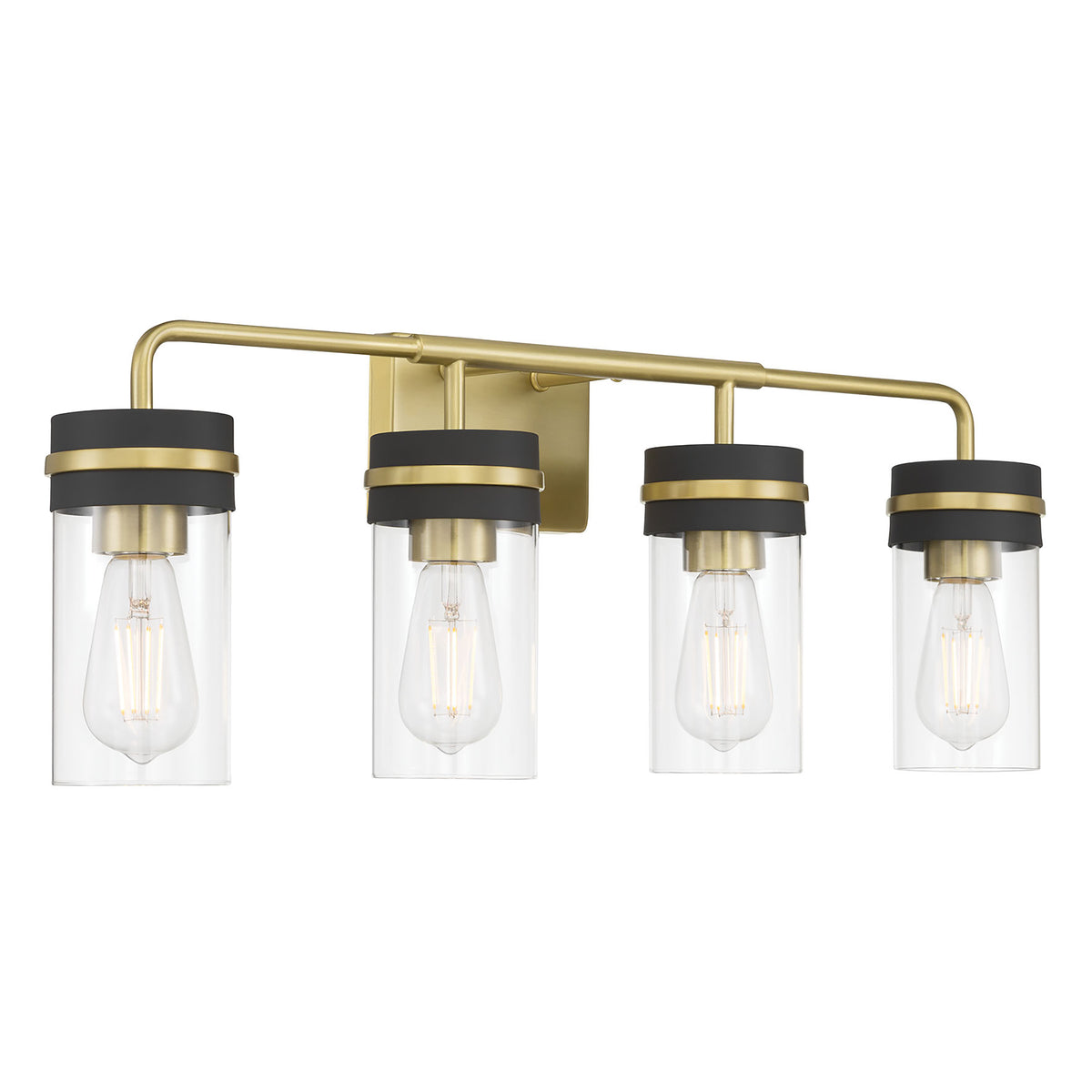 28'' Marbridge Vintage Brass 4 Light Bath Vanity