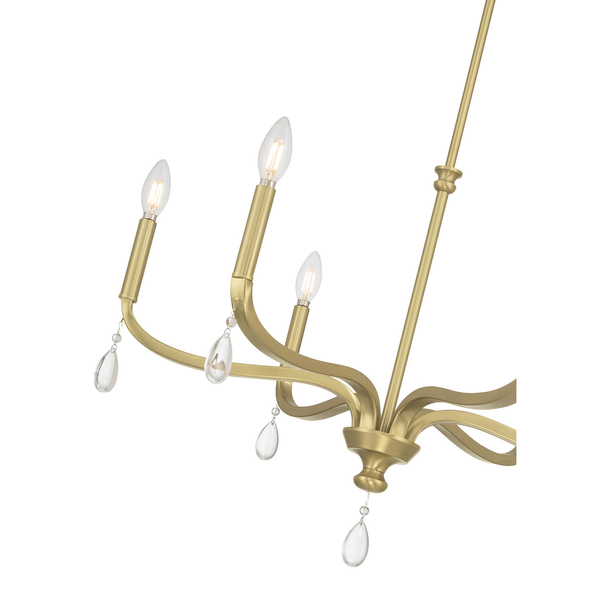 19.75'' Viremont Vintage Brass 6 Light Chandelier
