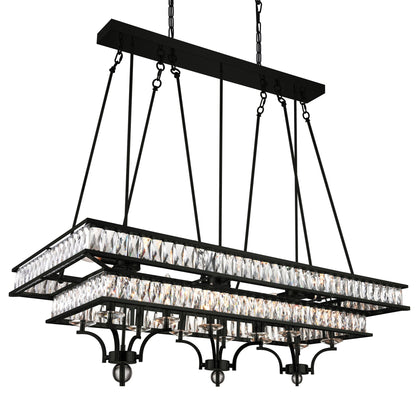 Shalia 20 Light Black Chandelier
