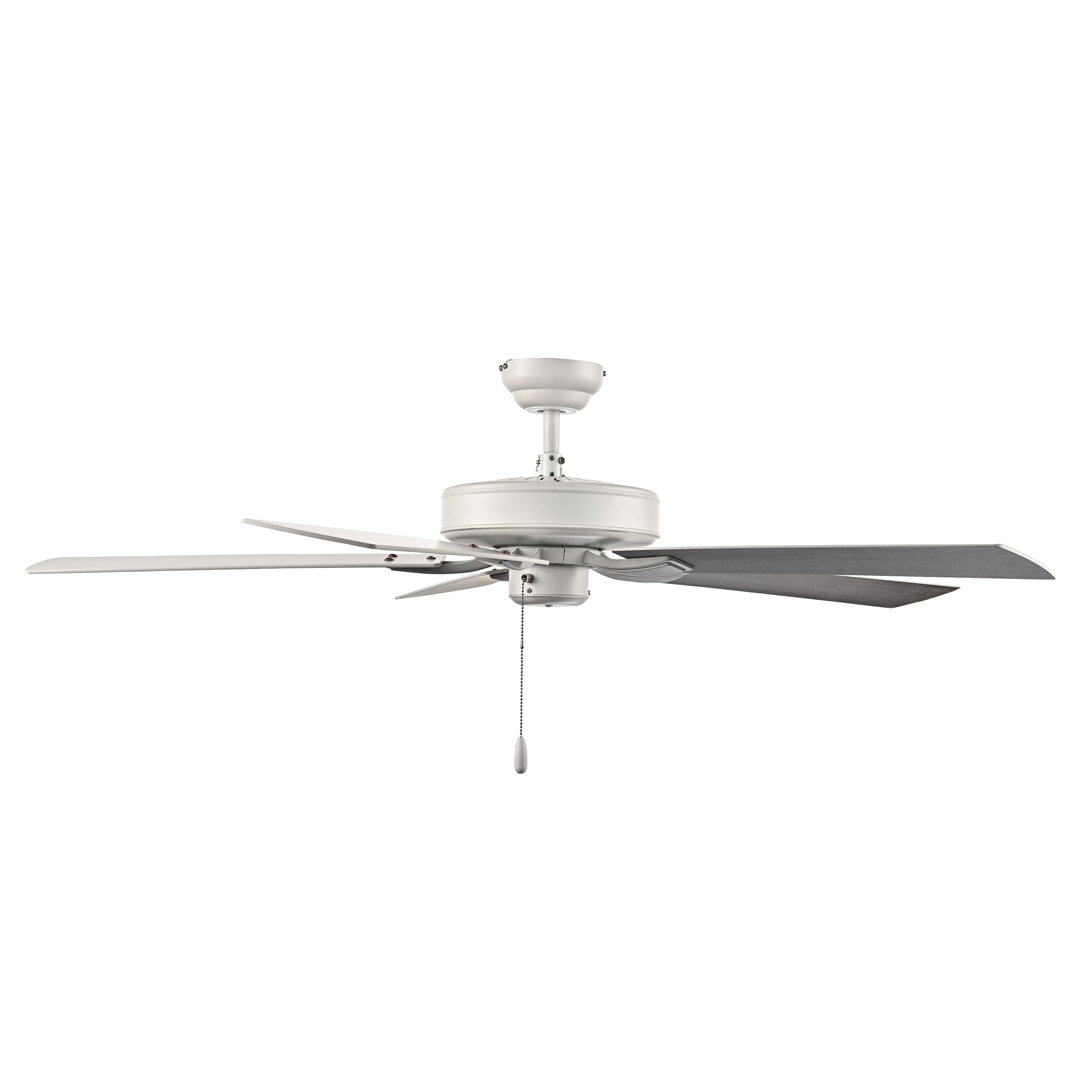 52 Inch Brisden AC Matte White Indoor Ceiling Fan 5-Blade Reversible