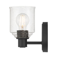5'' Vessair Matte Black 1 Light Wall Sconce