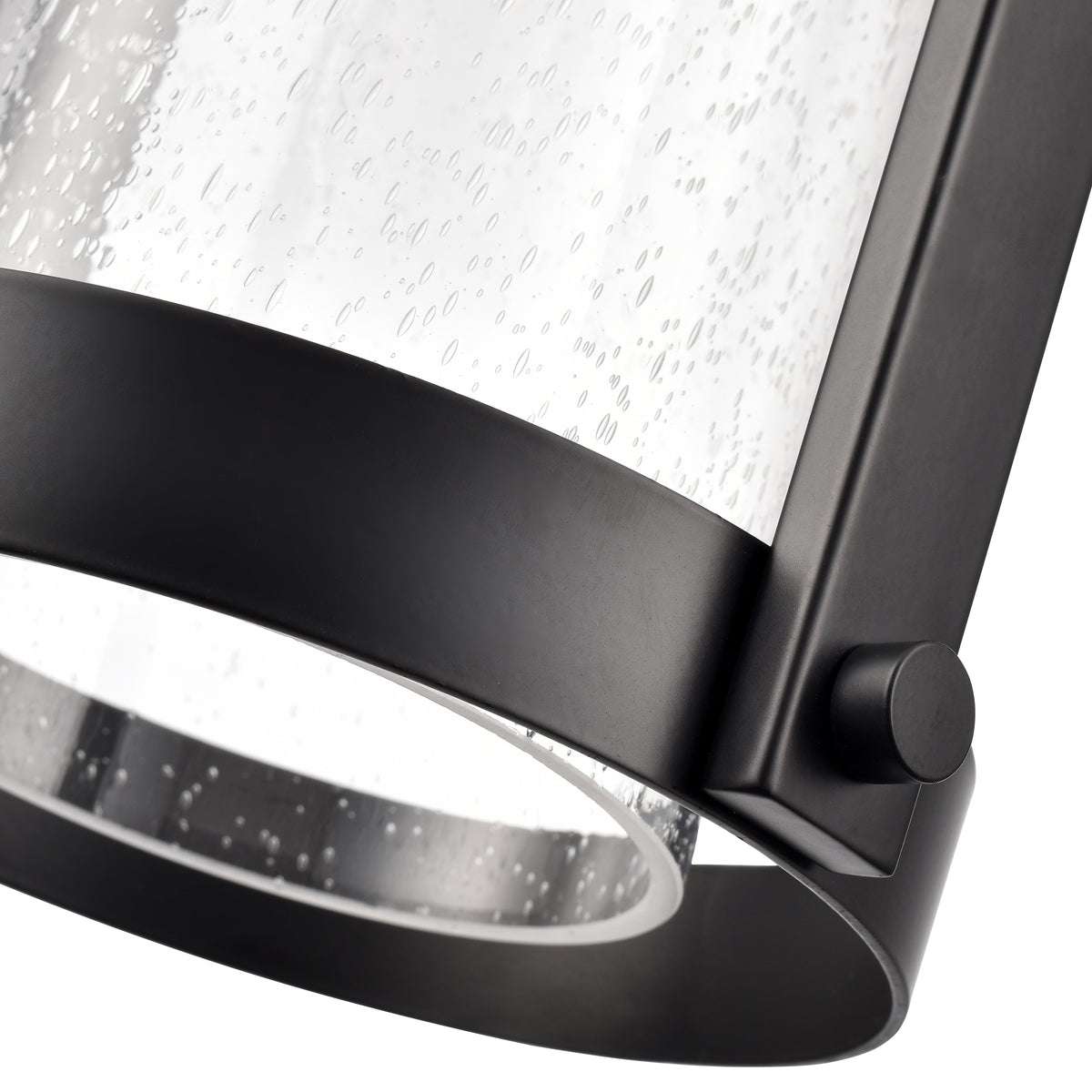 20'' Luxio Powder Coated Black 1 Light Hanging Lantern
