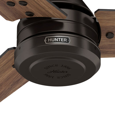 60 inch Cassius ENERGY STAR® Premier Bronze Damp Rated Ceiling Fan and Wall Control