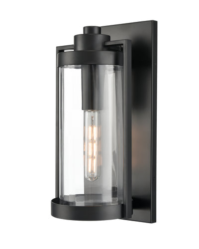 8'' Braselton Powder Coated Black 1 Light Wall Sconce