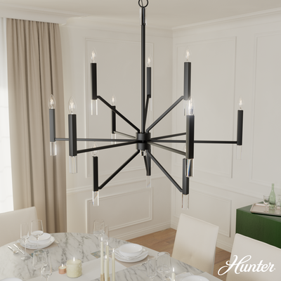 Kerrison 15-inch 4-light Brushed Nickel Lantern Pendant with Seeded Glass