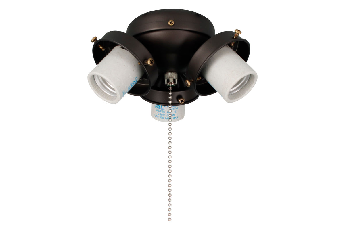 3.5-inch Oil Rubbed Bronze Fan Light Kit Fitter