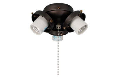3.5-inch Oil Rubbed Bronze Fan Light Kit Fitter