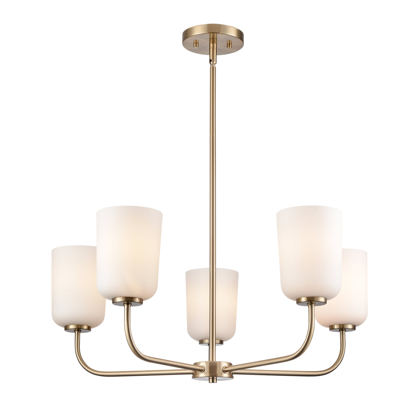 11'' Laphia Modern Gold 5 Light Chandelier