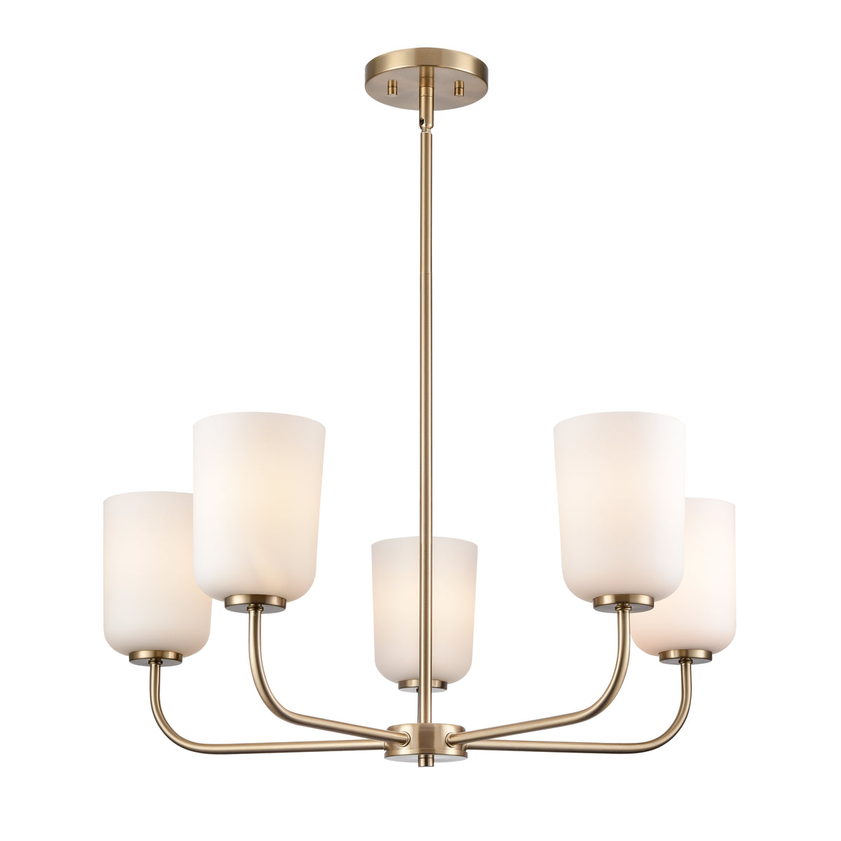 11'' Laphia Modern Gold 5 Light Chandelier