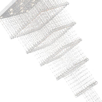 Square 16 Light Chrome Chandelier