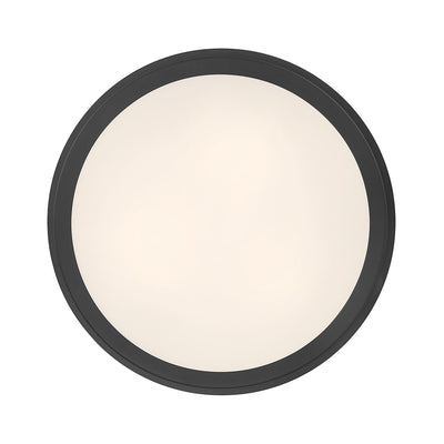 4.5'' Stralara Matte Black 2 Light Flush Mount