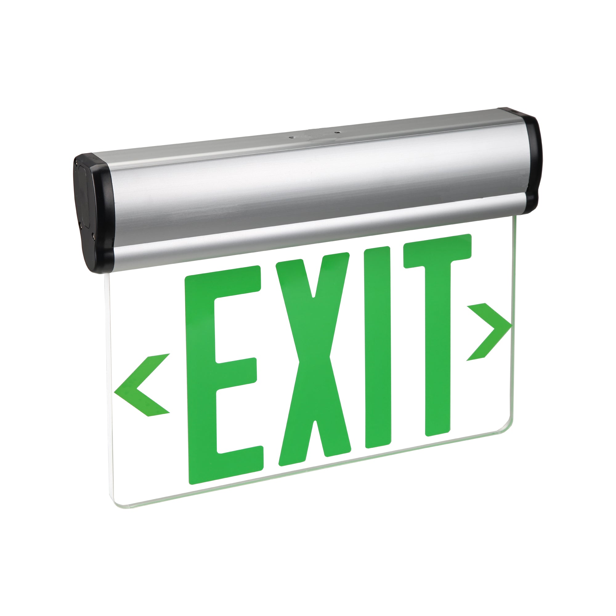 12.25-inch Green Single Face Exit Sign with 4.32W Output