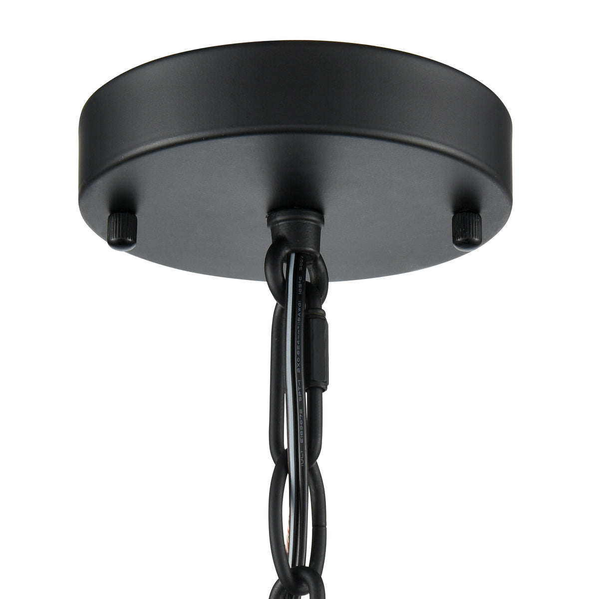 12'' Arelyn Matte Black 6 Light Pendant