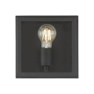 4.75'' Evanton Powder Coated Black 1 Light Flush Mount