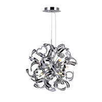 Swivel 12 Light Chrome Chandelier