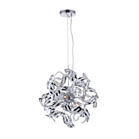 Swivel 12 Light Chrome Chandelier