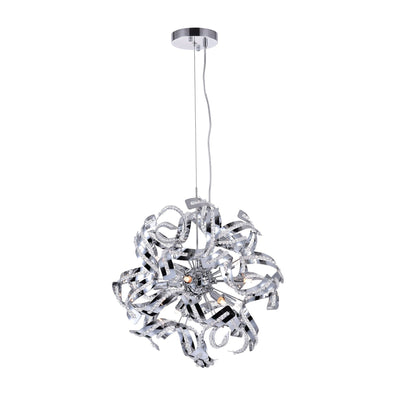 Swivel 12 Light Chrome Chandelier
