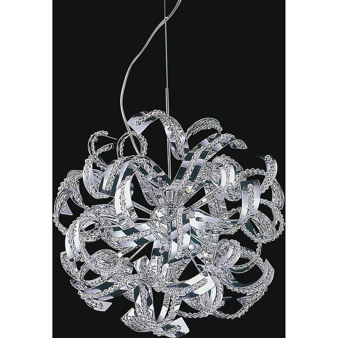 Swivel 14 Light Chrome Chandelier