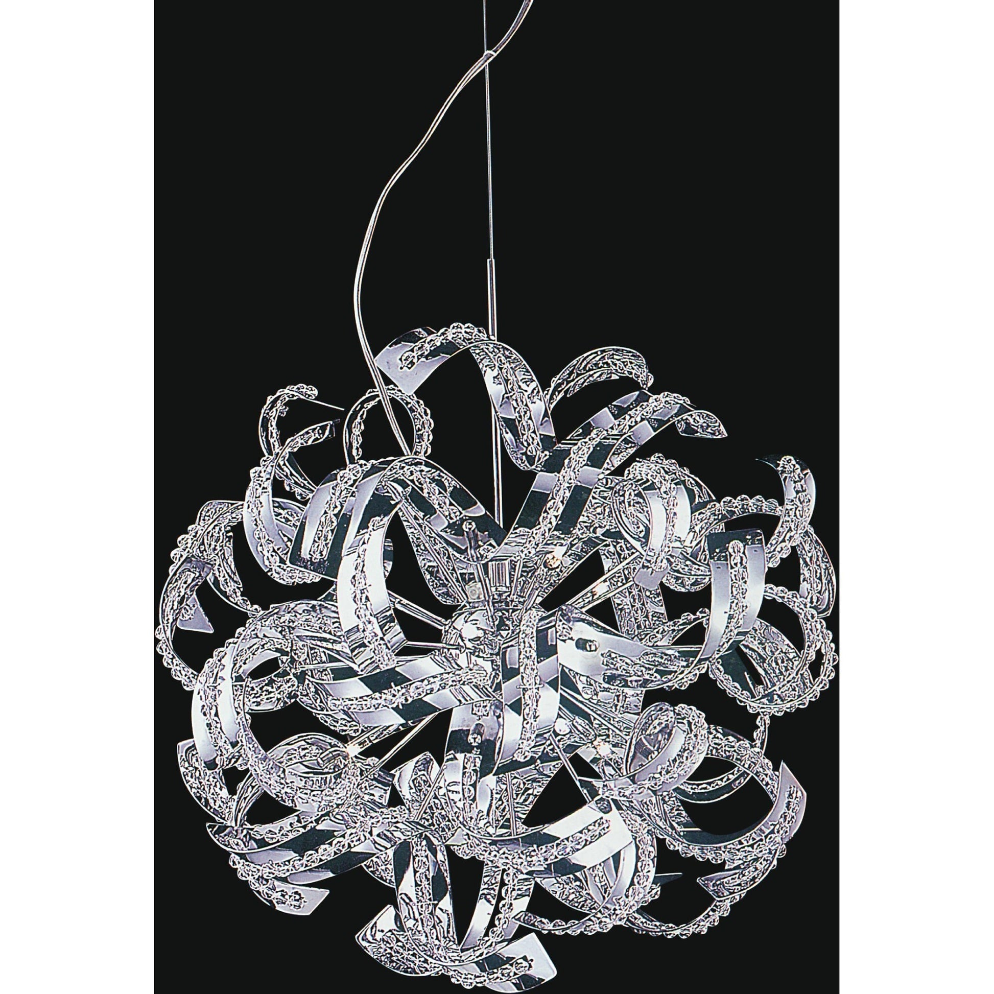 Swivel 14 Light Chrome Chandelier