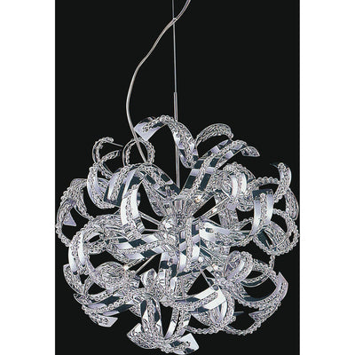 Swivel 14 Light Chrome Chandelier
