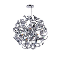 Swivel 14 Light Chrome Chandelier