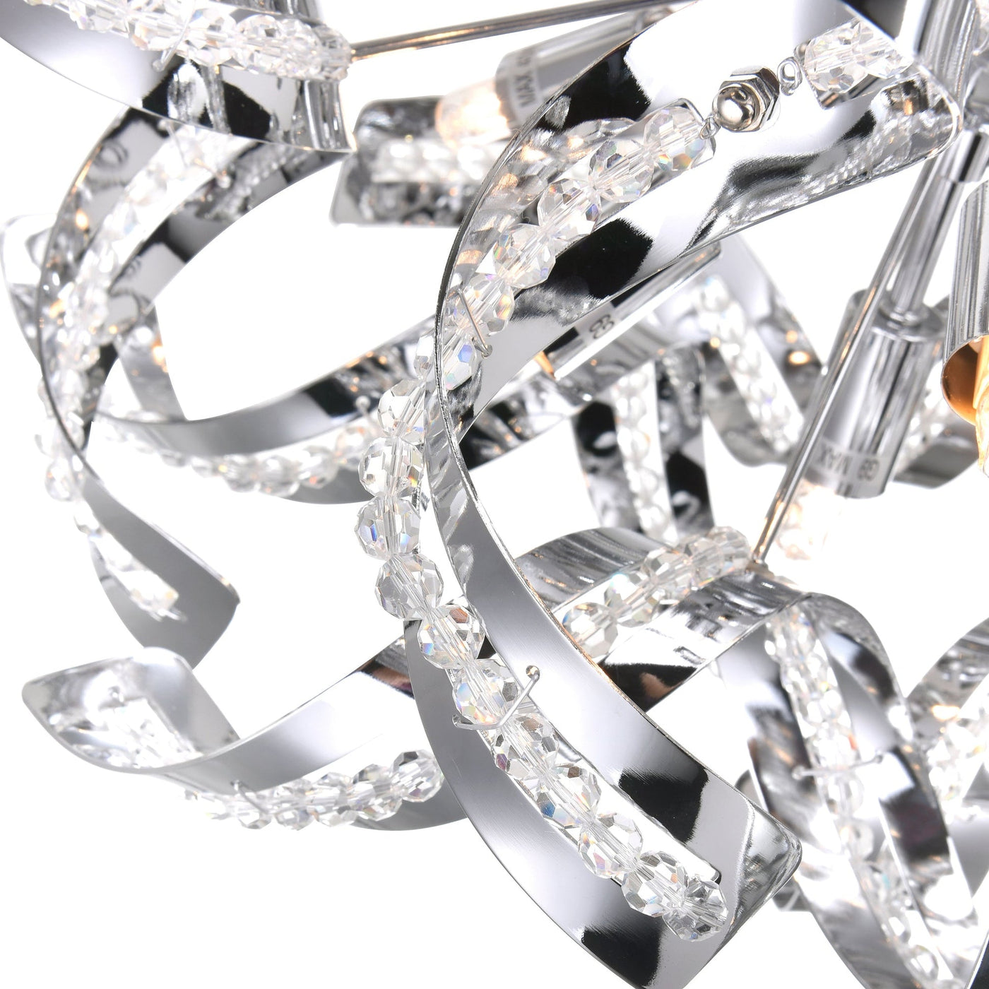 Swivel 18 Light Chrome Chandelier