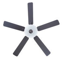 52 Inch Star Light AC Oil Rubbed Bronze Indoor Ceiling Fan 5-Blade 3 Lights Reversible