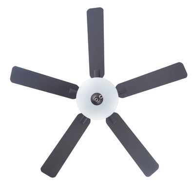 52 Inch Star Light AC Oil Rubbed Bronze Indoor Ceiling Fan 5-Blade 3 Lights Reversible