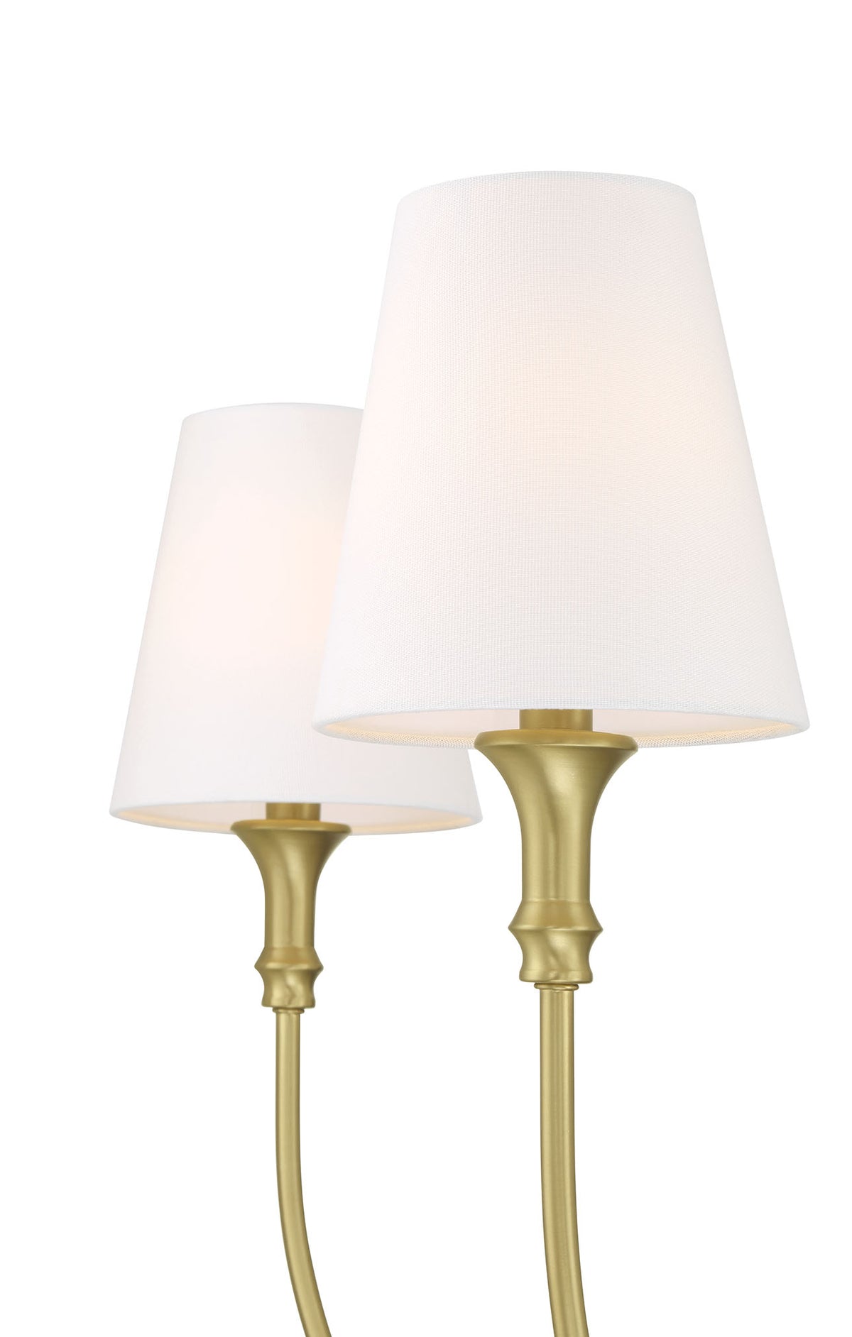 32.5'' Mairbourne Vintage Brass 5 Light Chandelier