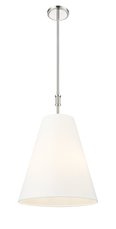 24'' Adorra Polished Nickel 3 Light Pendant