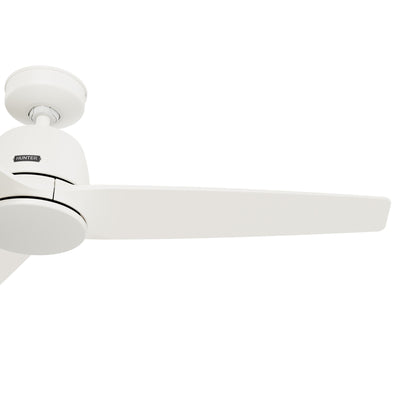 52 inch Malden Matte White Ceiling Fan and Handheld Remote