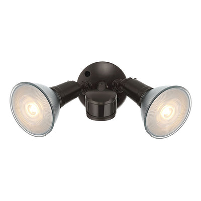 11.25''  Powder Coated Bronze 2 Light Flood Light
