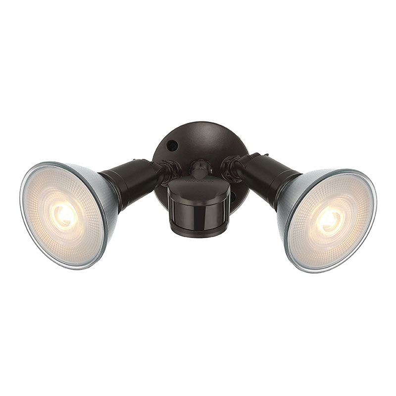 11.25''  Powder Coated Bronze 2 Light Flood Light