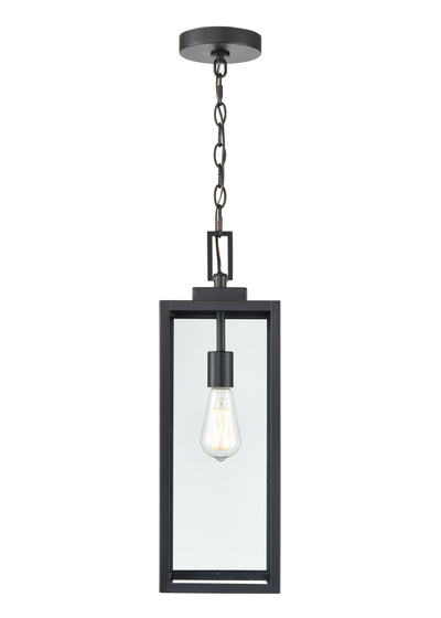 21.5'' Atless Powder Coated Black 1 Light Hanging Pendant