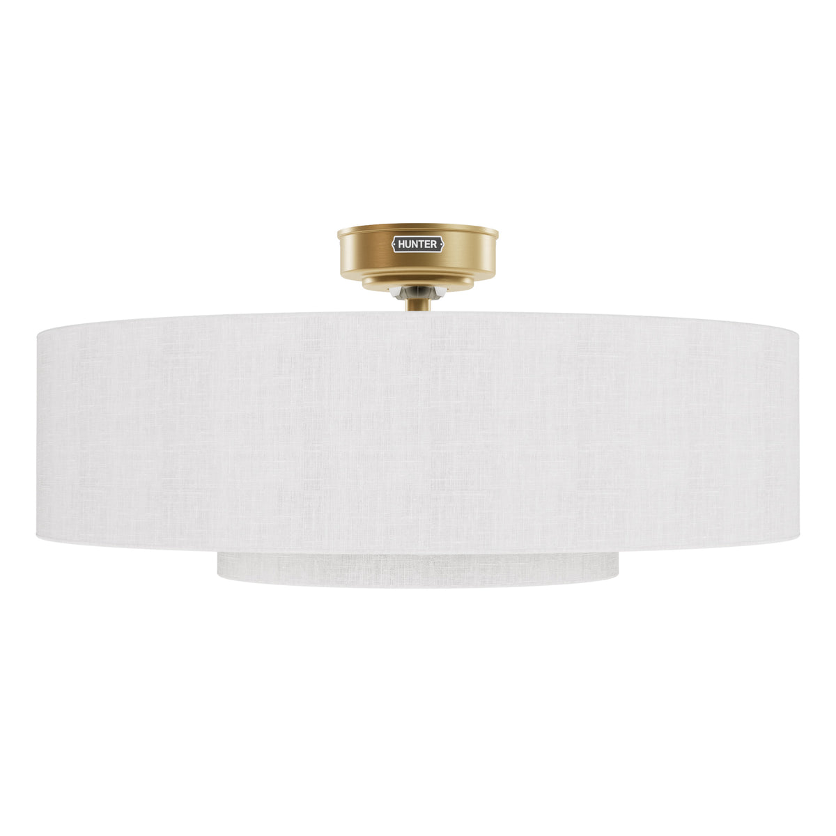 30 inch Brookside Luxe Gold Ceiling Fan with LED Light Kit and Handheld Remote