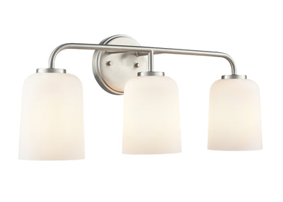 22'' Laphia Brushed Nickel 3 Light Bath Vanity