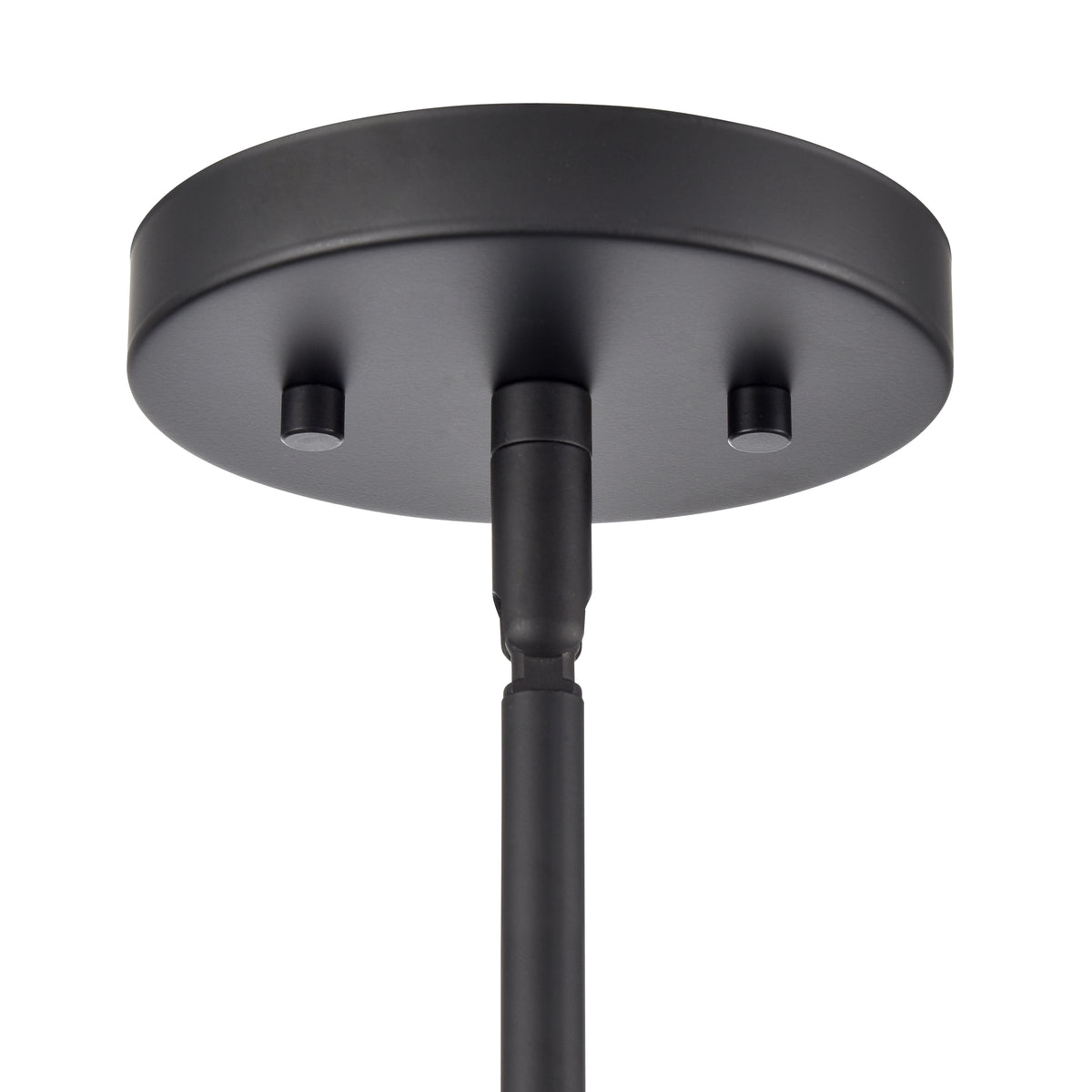 11'' Laphia Matte Black 3 Light Chandelier