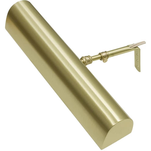 14-inch Classic Traditional Satin Brass in-Line Hi-Lo Switch Plug-In Picture Light