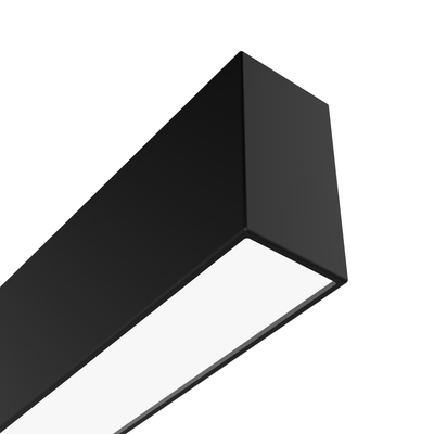 Canoga 50-inch 1-light Matte Black 3000K LED Linear Chandelier