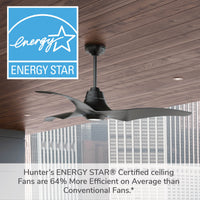 60 inch Arwen ENERGY STAR® Granite Damp Rated Ceiling Fan with LED Light Kit and Handheld Remote