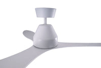 56 Inch DC WiFi Indoor Outdoor Smart Fan in White with Remote