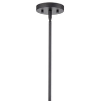 11'' Laphia Matte Black 3 Light Chandelier