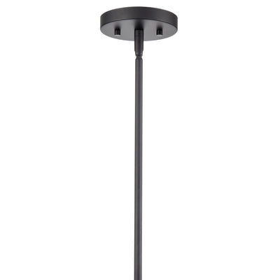 11'' Laphia Matte Black 3 Light Chandelier