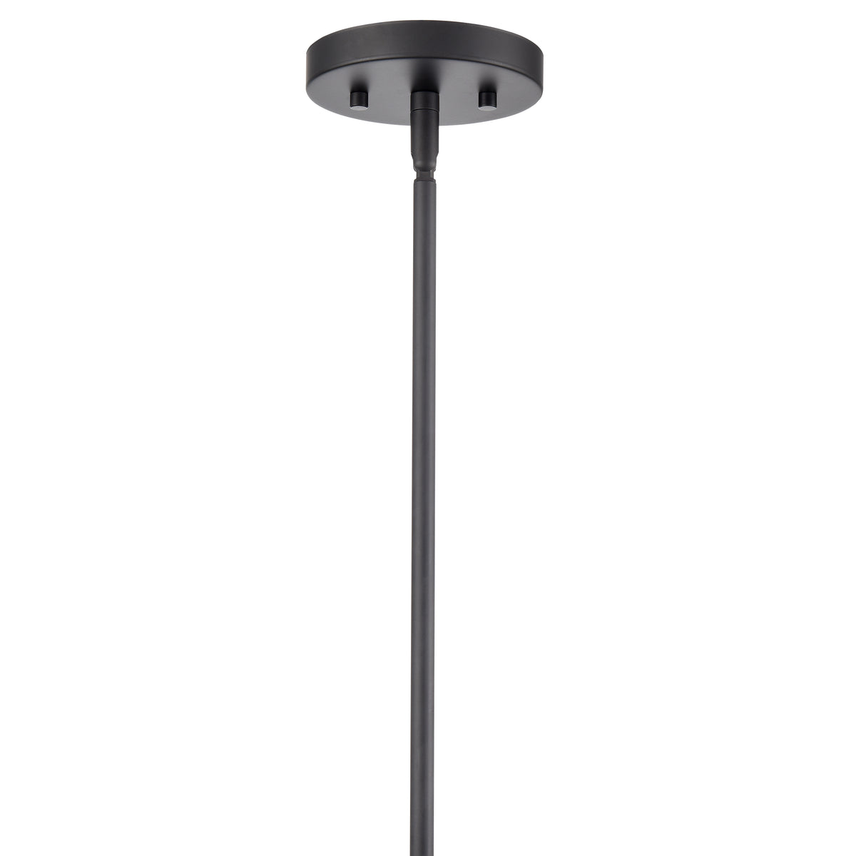 11'' Laphia Matte Black 3 Light Chandelier
