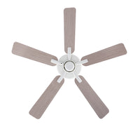 52 Inch Coltstaff AC Alabaster White Indoor Ceiling Fan 5-Blade Reversible