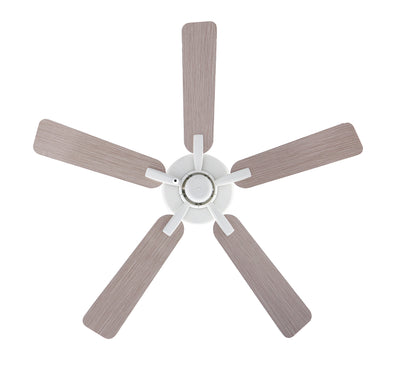 52 Inch Coltstaff AC Alabaster White Indoor Ceiling Fan 5-Blade Reversible