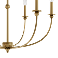 Southcrest 30-inch 6-light Luxe Gold Chandelier