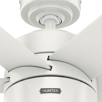 72 inch Solaria ENERGY STAR® Fresh White Damp Rated Ceiling Fan with LED Light Kit and Wall Control