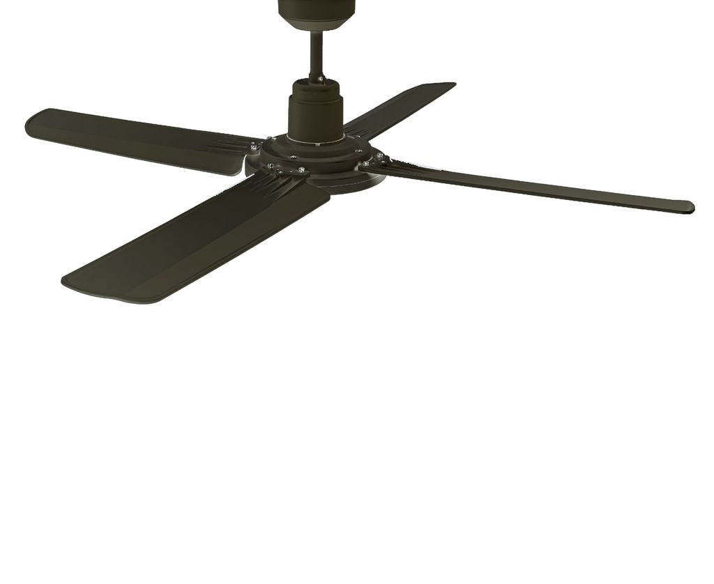 52 Inch IP55 Wet Rated Black Fan with Remote
